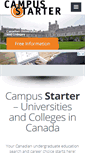 Mobile Screenshot of campusstarter.com